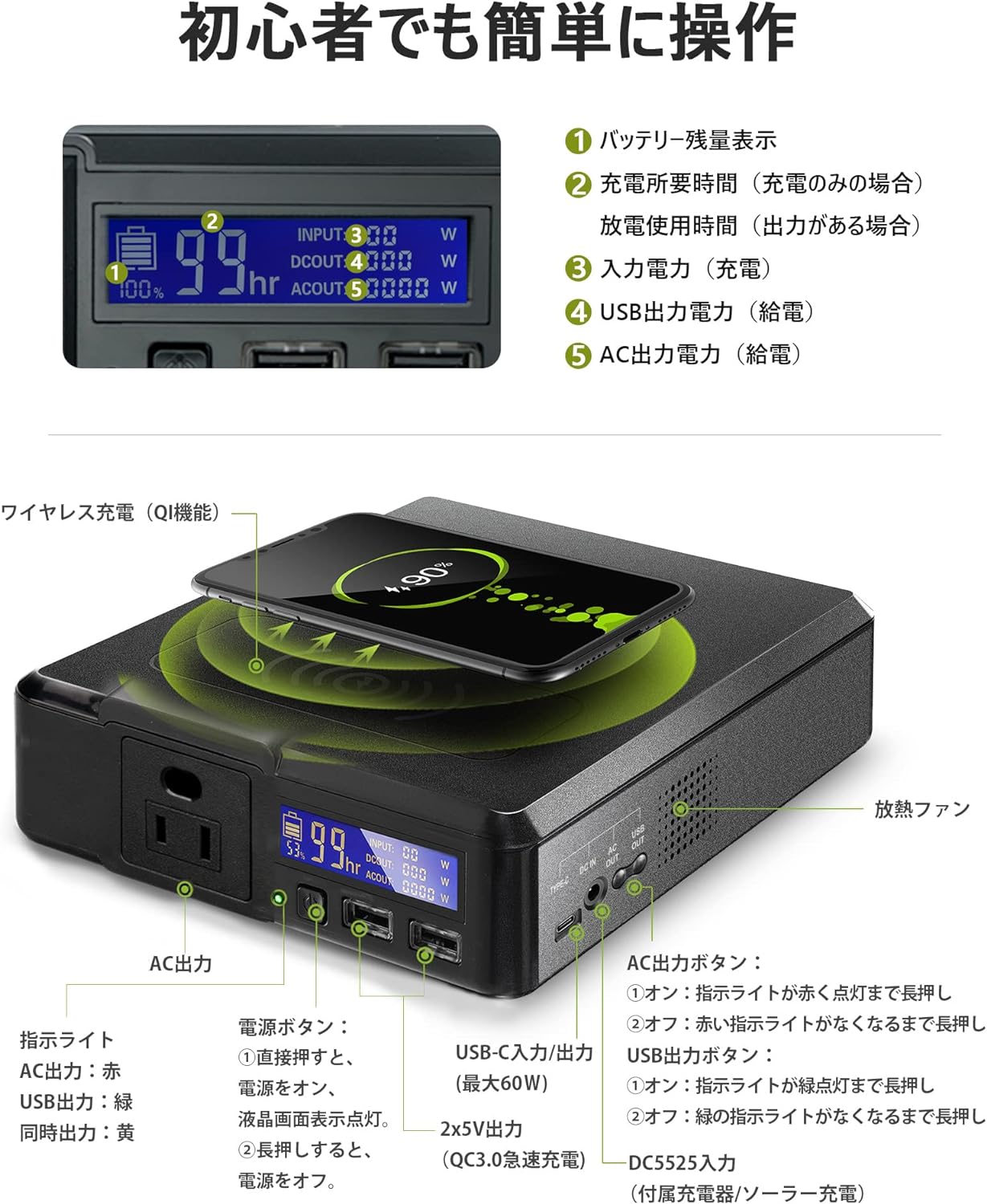 ALLPOWERS_ポータブル電源 200W 154Wh_商品説明画像_08